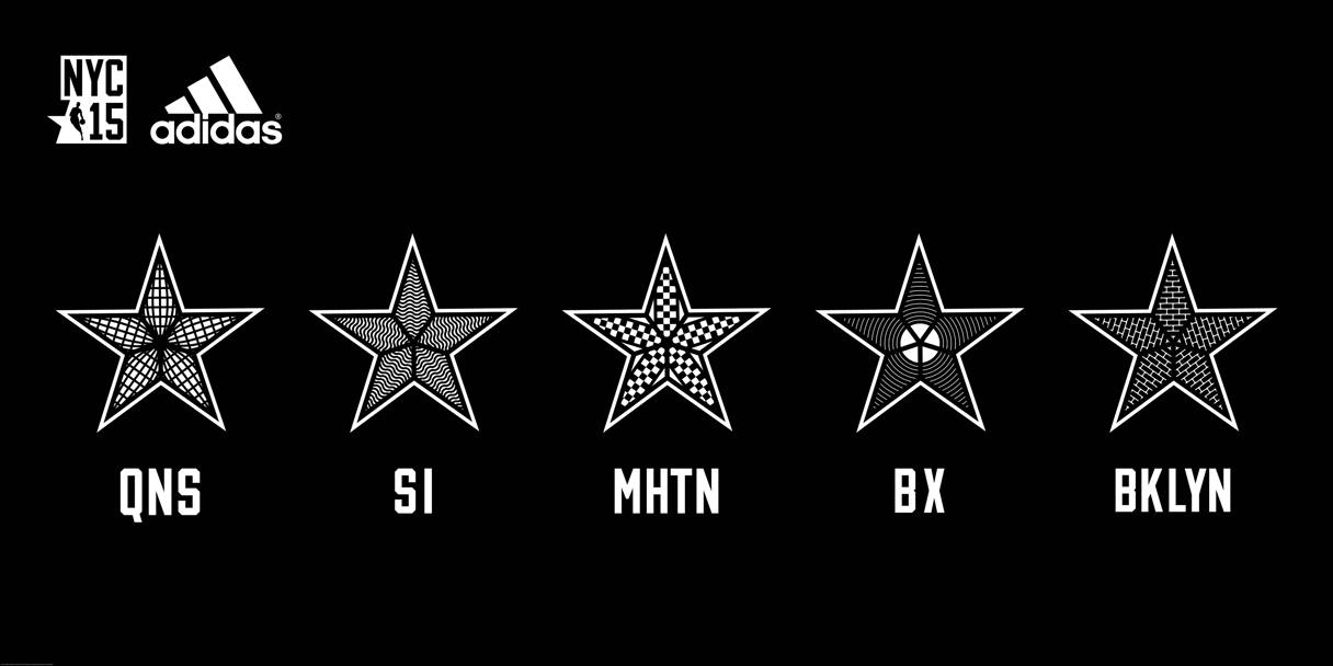 Le 5 stelle sulle divise sono ispirate ai 5 distretti di New York: Queens, Staten Island, Manhattan, The Bronx e Brooklyn